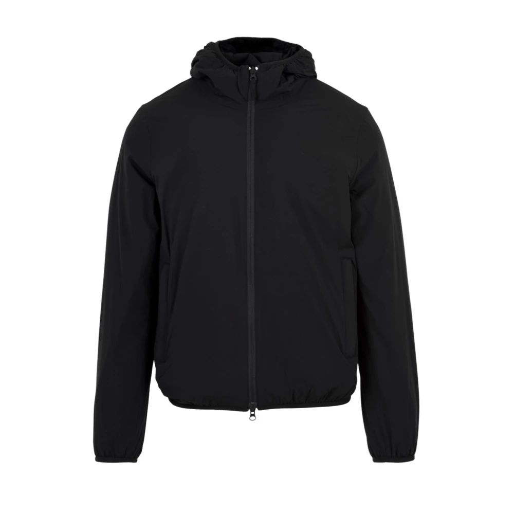 Aspesi Voorrits Dubbele Zak Binnen Zak Jas Black Heren