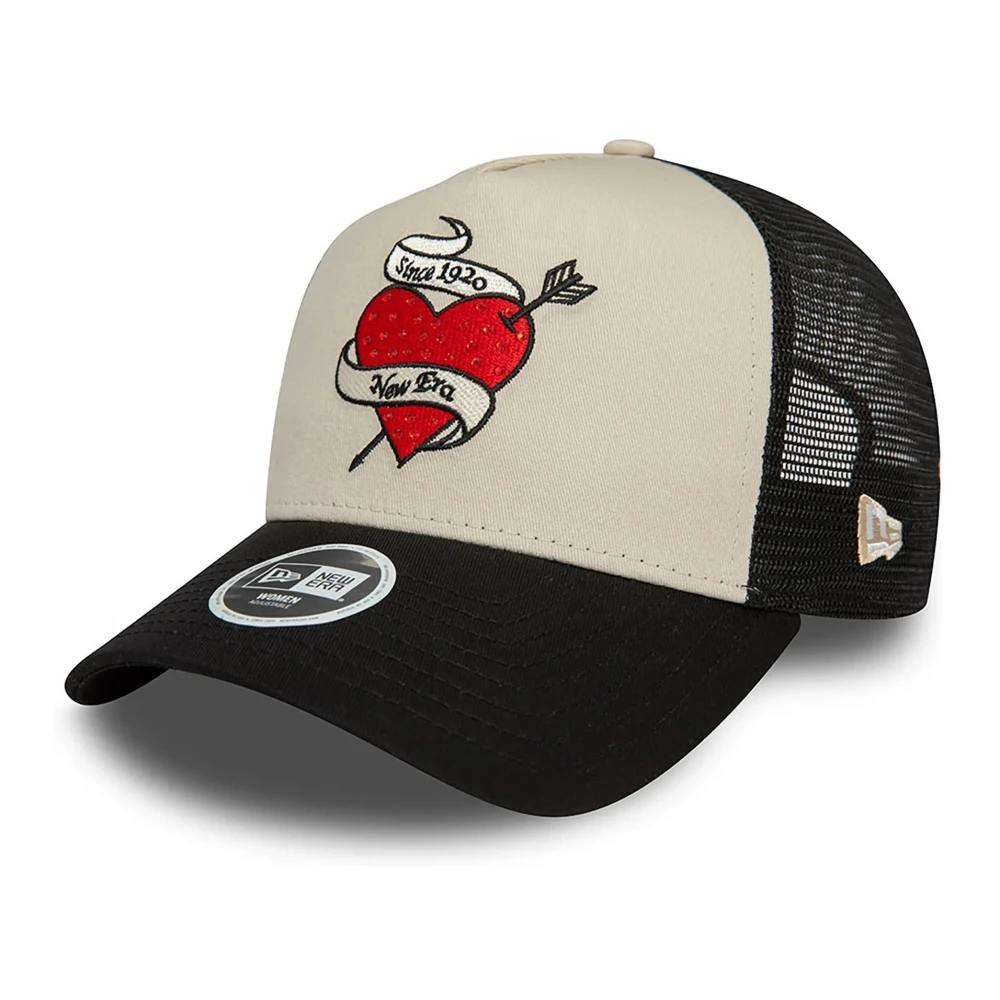 new era Zwarte Rhinestone Trucker Pet Multicolor Heren