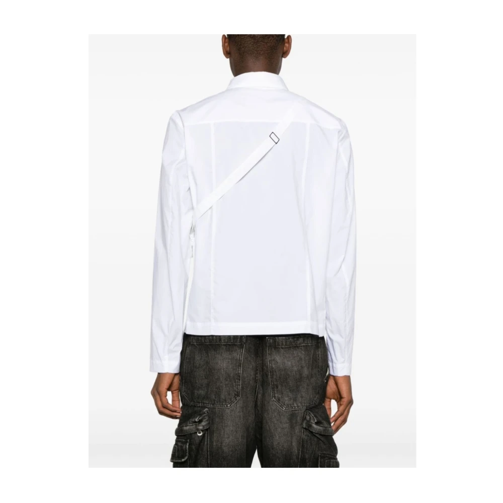 MM6 Maison Margiela Lange Mouw Shirt 100 White Heren