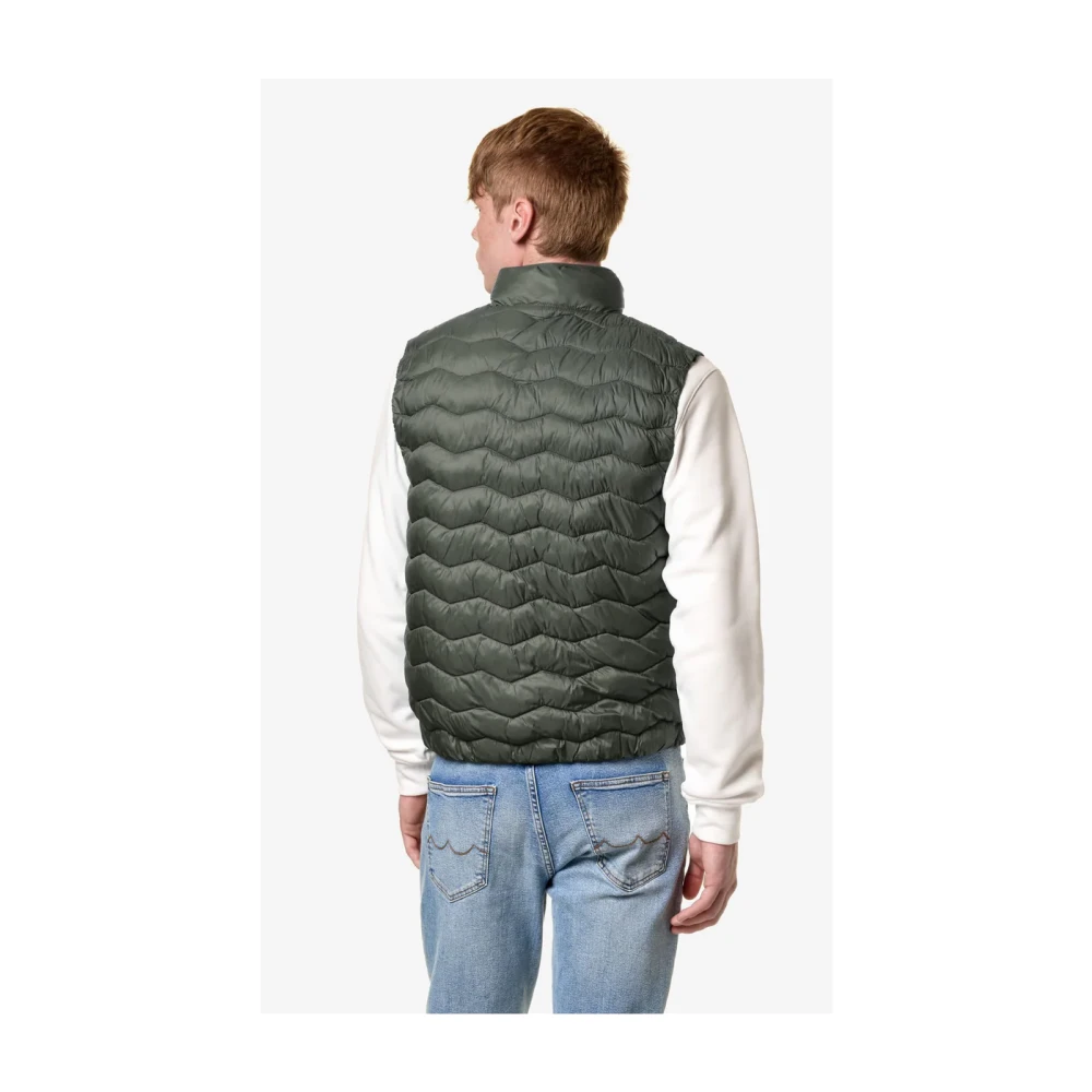 K-way Gewatteerd Warm Vest Blue Heren