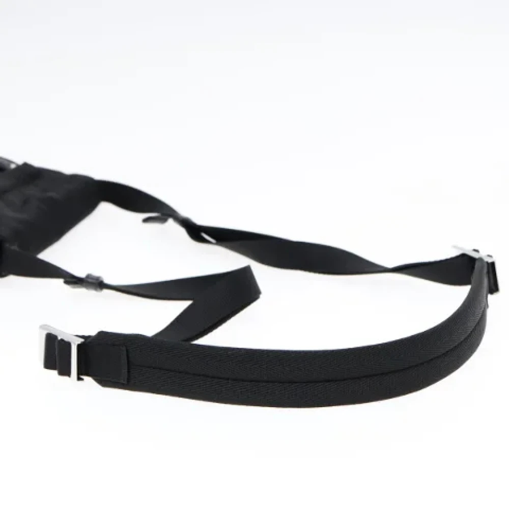 Prada Vintage Pre-owned Nylon prada-bags Black Dames