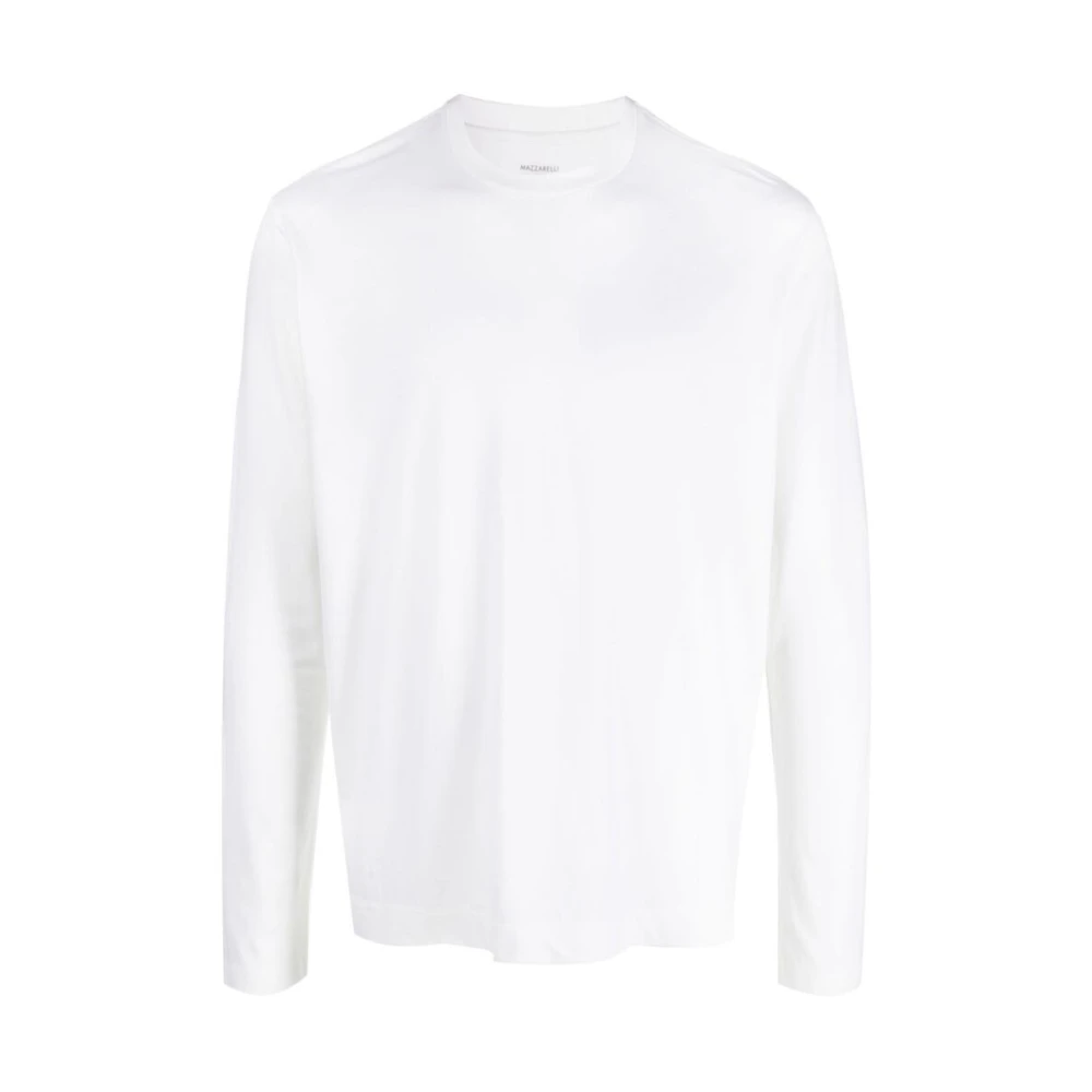 Mazzarelli Long Sleeve Tops White Heren