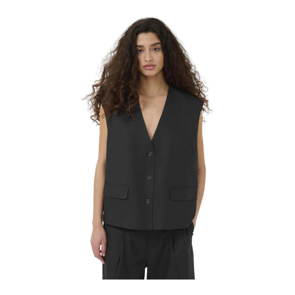 Gestuz - Jackets > Vests - Black - Gestuz - Modalova
