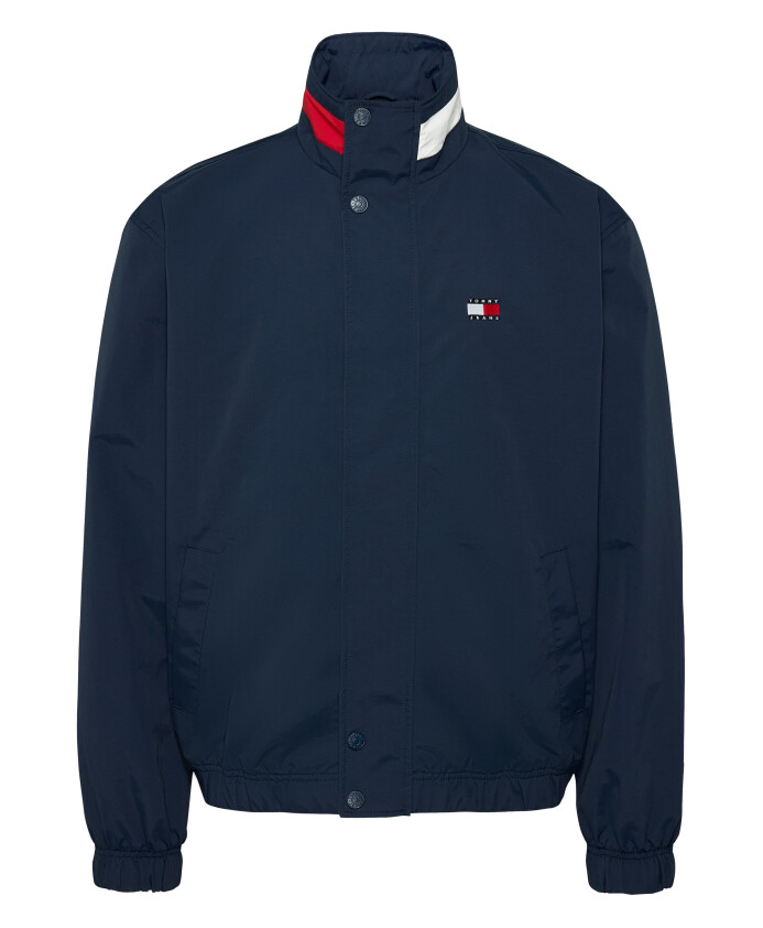 veste-legere-bleue-avec-col-en-blocs-de-couleur