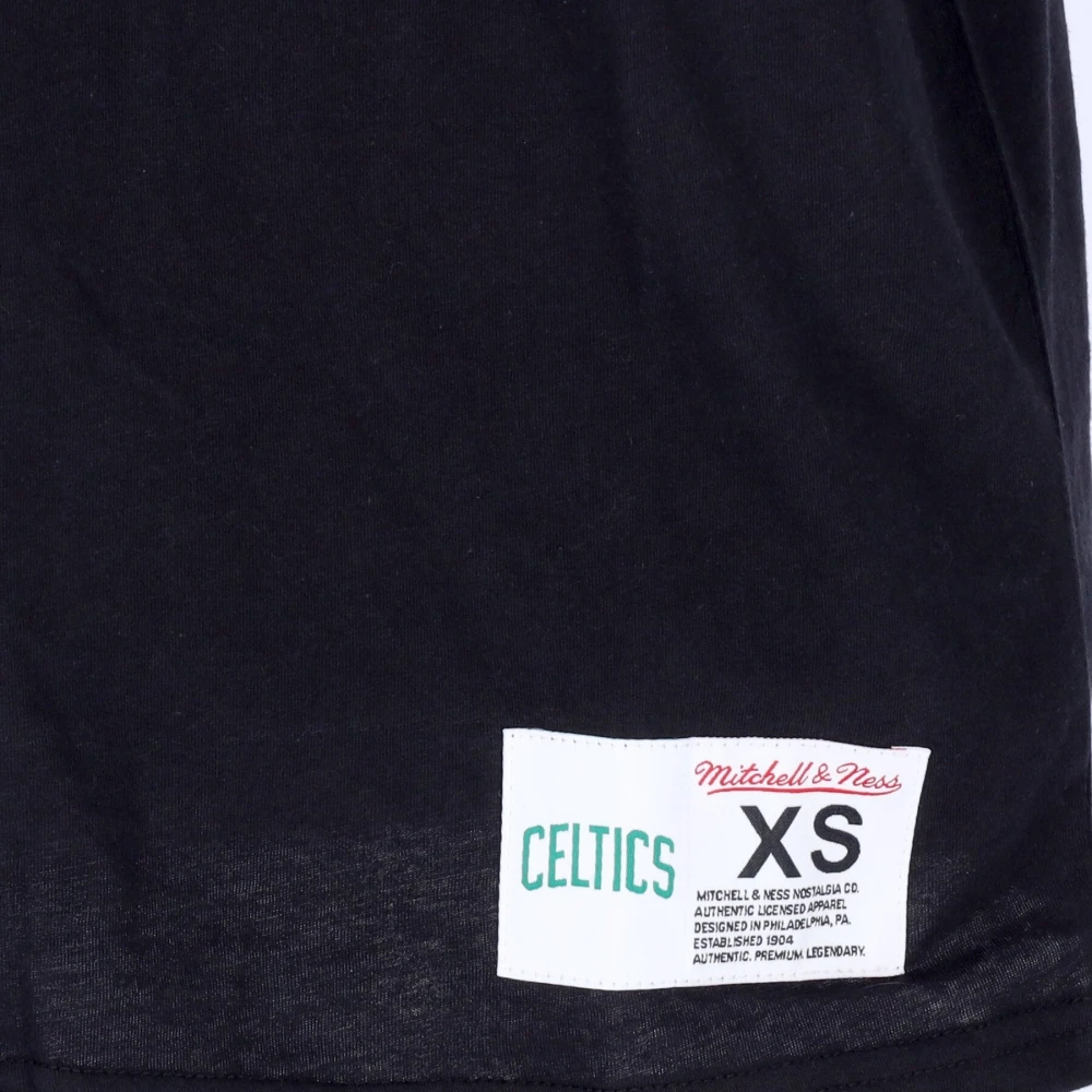 Mitchell & Ness Boston Celtics NBA Tee Hardwood Classics Blue Heren