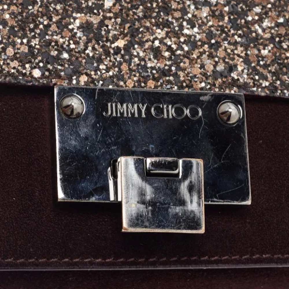 Jimmy Choo Pre-owned Suede shoulder-bags Brown Dames