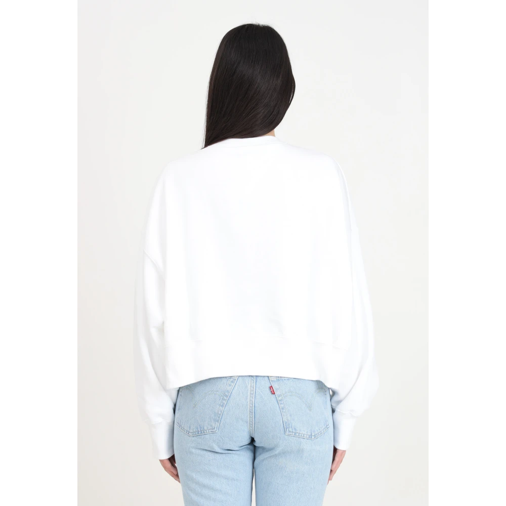 Nike Witte Crewneck Sweatshirt White Dames