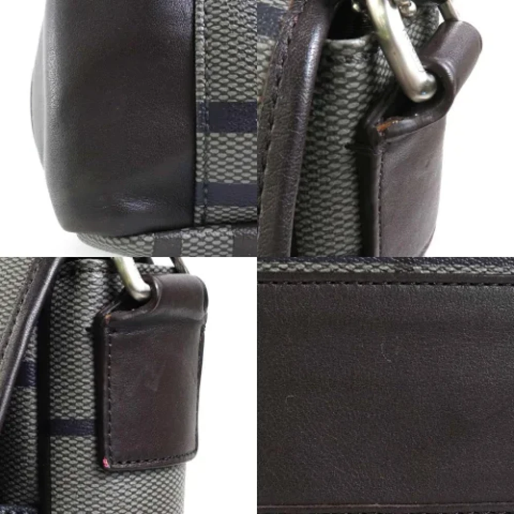 Coach Pre-owned Plastic shoulder-bags Brown Heren