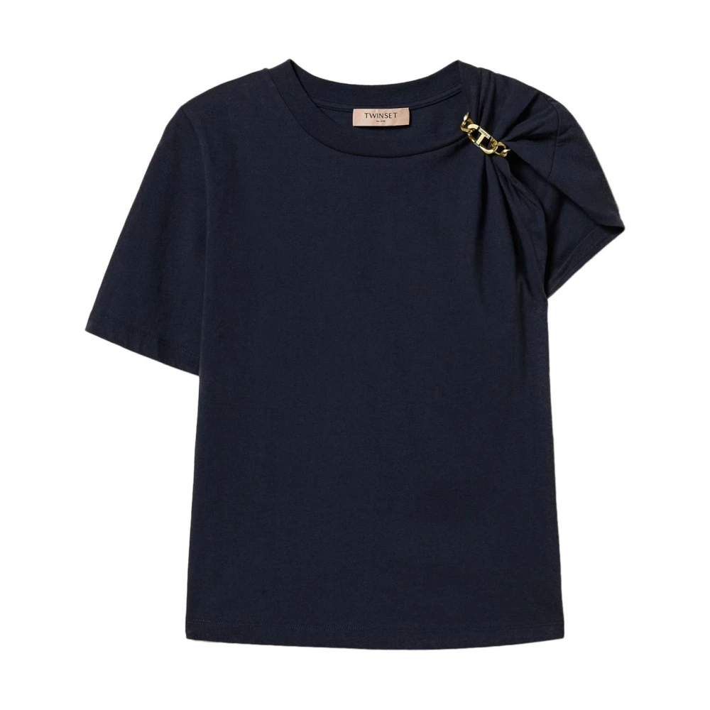 Twinset Blauwe T-shirts en Polo's Blue Dames