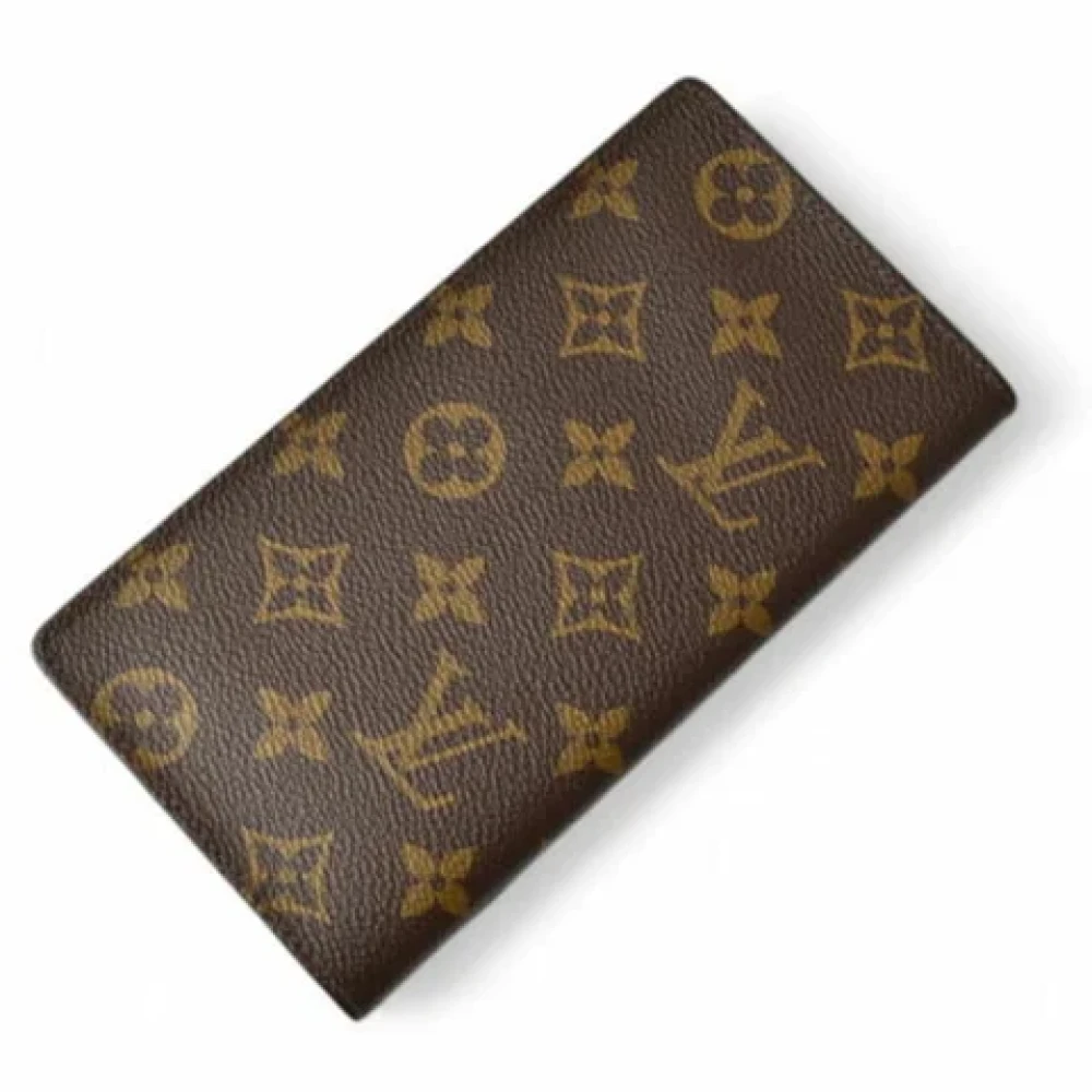 Louis Vuitton Vintage Pre-owned Canvas wallets Brown Dames
