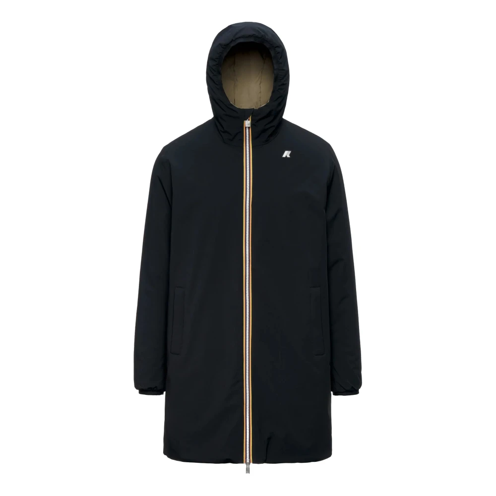 K-Way Jacob St Warm Double - Male - Parkas - Black - S - Coats