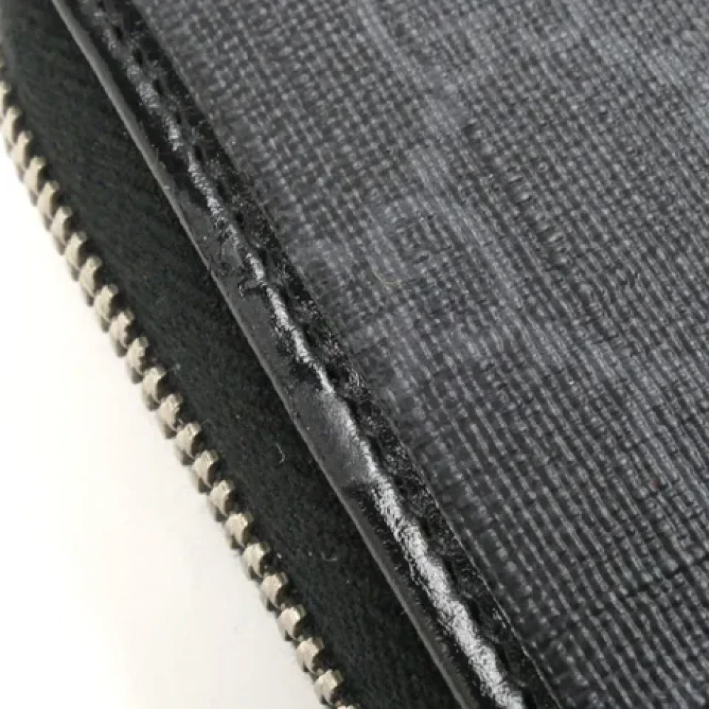 Gucci Vintage Pre-owned Fabric wallets Black Heren