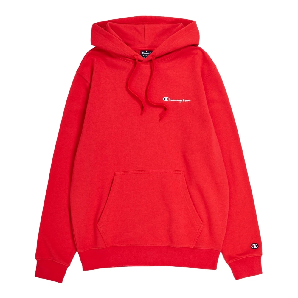 Champion Rode hoodie met geborduurd logo Red Heren