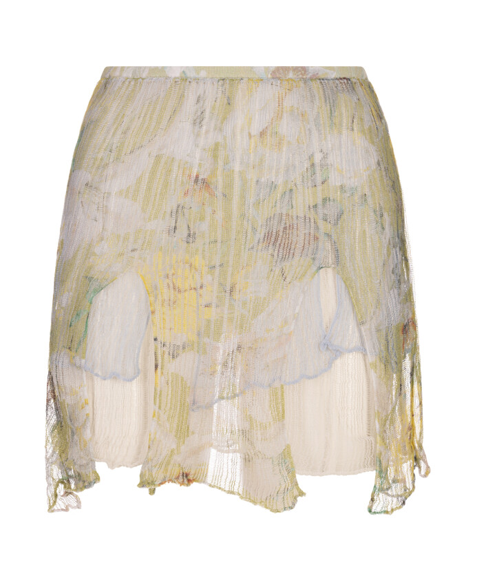 jupe-en-coton-multicolore