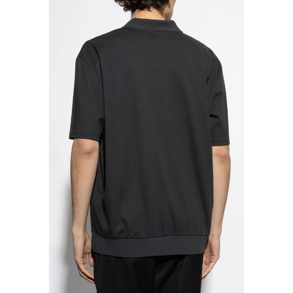 Giorgio Armani Polo met logo Green Heren