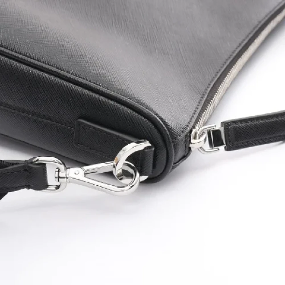 Prada Vintage Pre-owned Leather prada-bags Black Dames