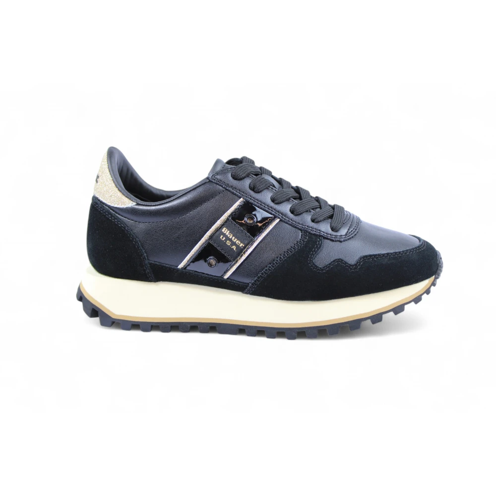 Blauer Stijlvolle Zwarte Jas voor Mannen Dames Schoenen