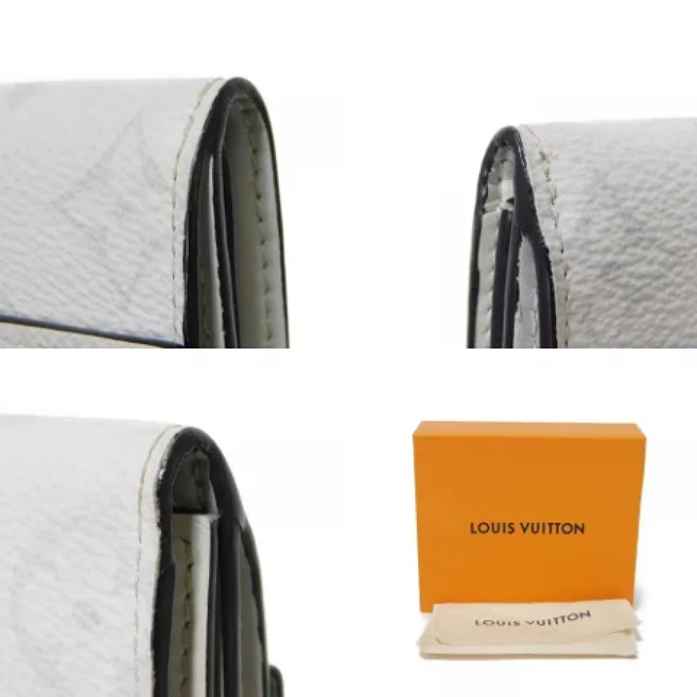Louis Vuitton Vintage Pre-owned Canvas wallets White Dames