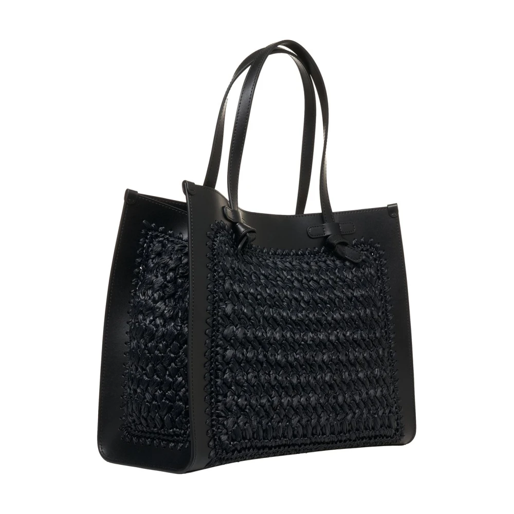 Gianni Chiarini Elegante Zwarte Shopper Tas Black Dames