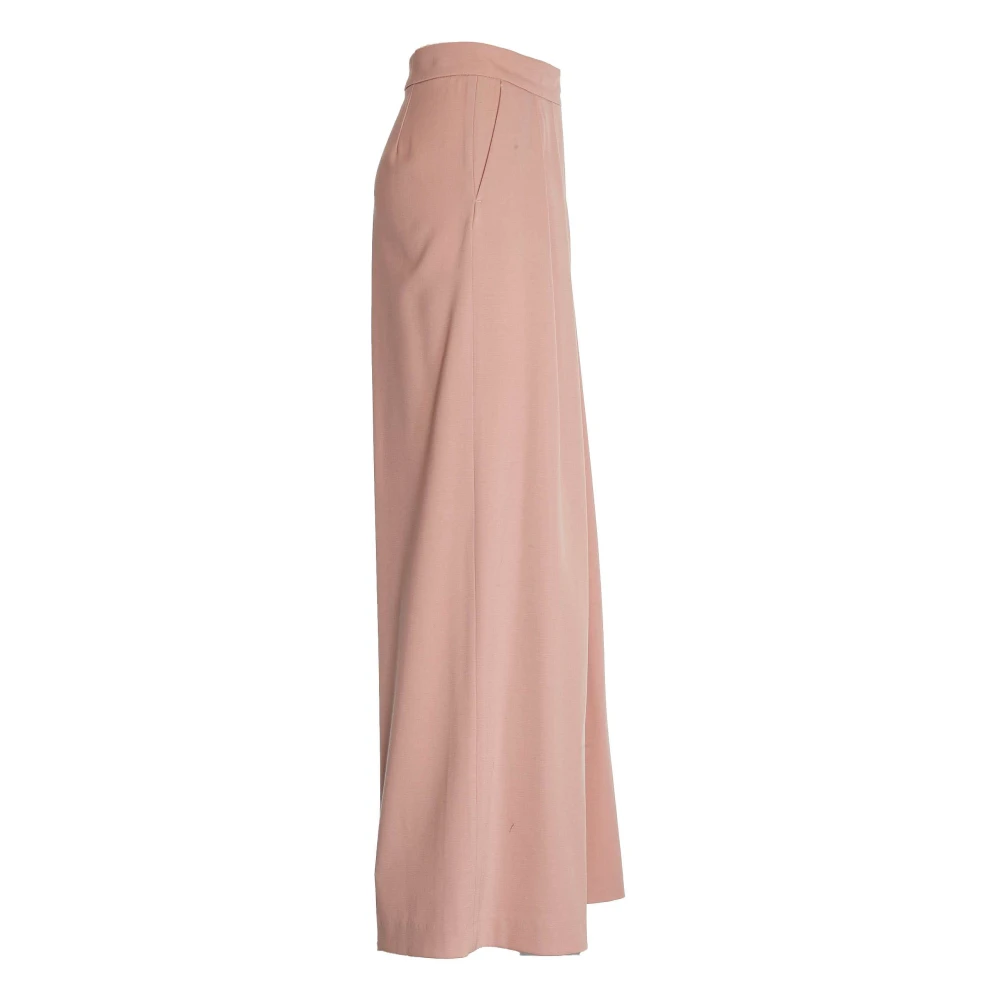 Dries Van Noten Roze Wijde Broek Aw24 Pink Dames