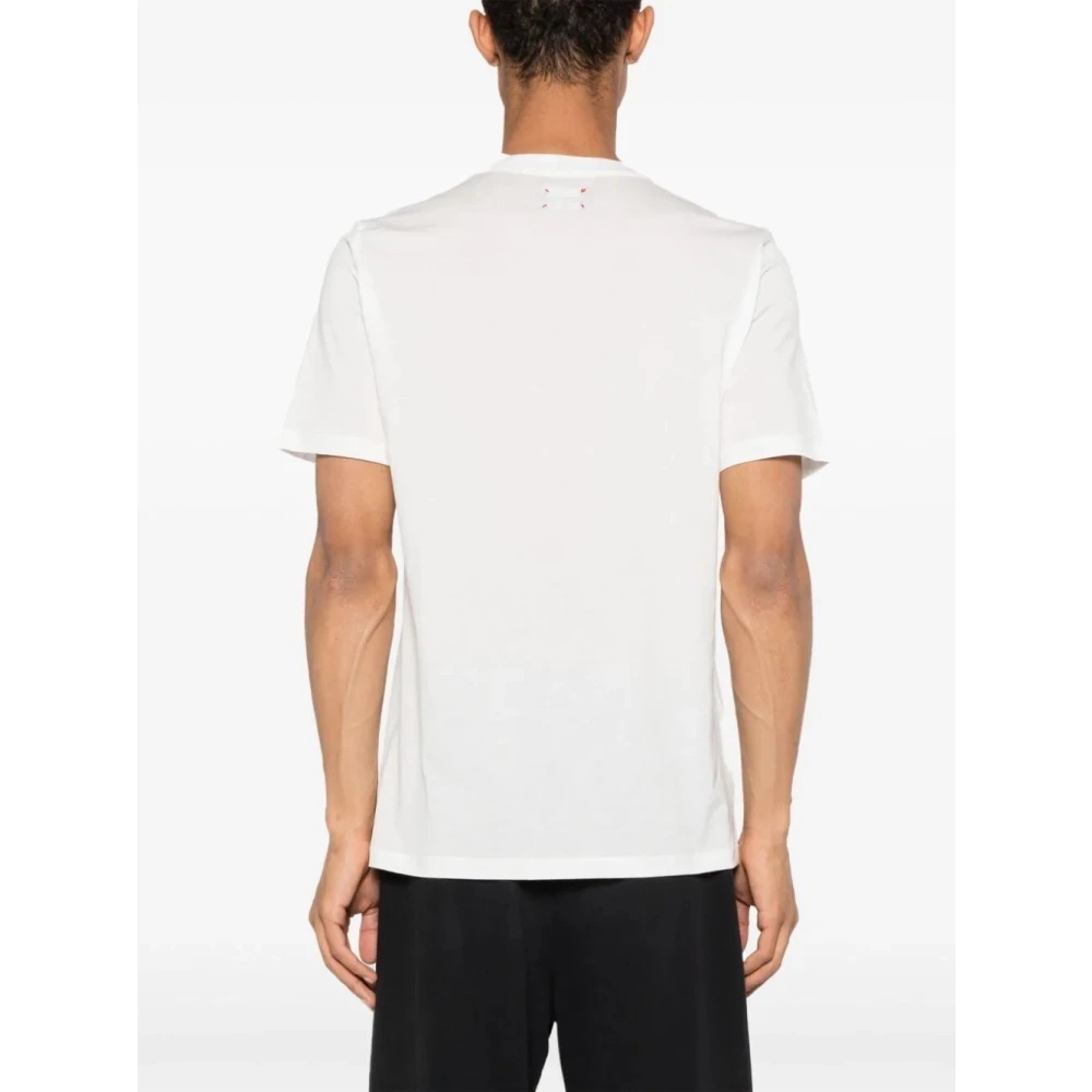 Kiton Witte Tee White Heren