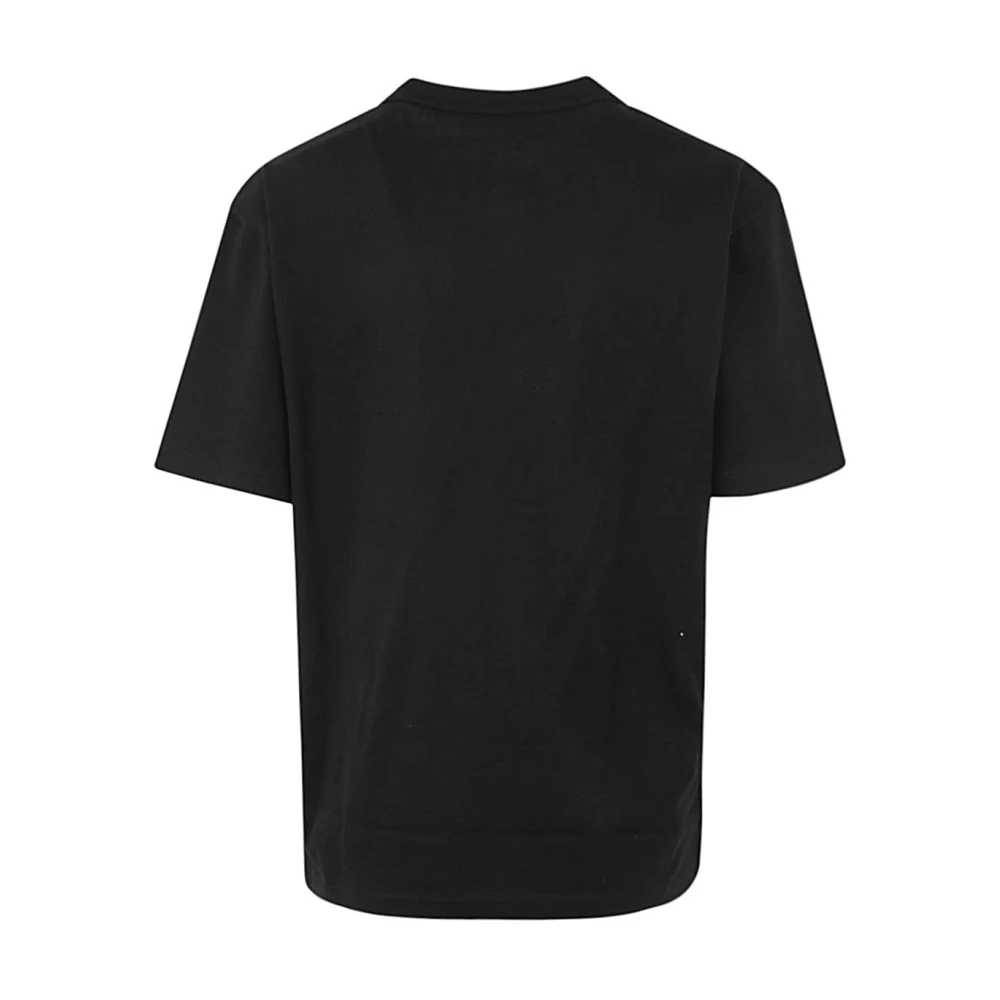 alexander wang Zwart Puff Logo Jersey T-shirt Black Dames