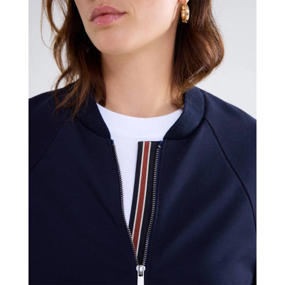 Summum Woman Milano Bomber Coat Blue Dames