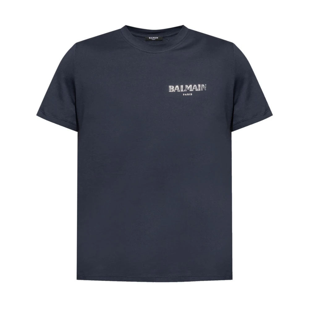 Balmain - Tops > T-Shirts - Blue - Balmain - Modalova