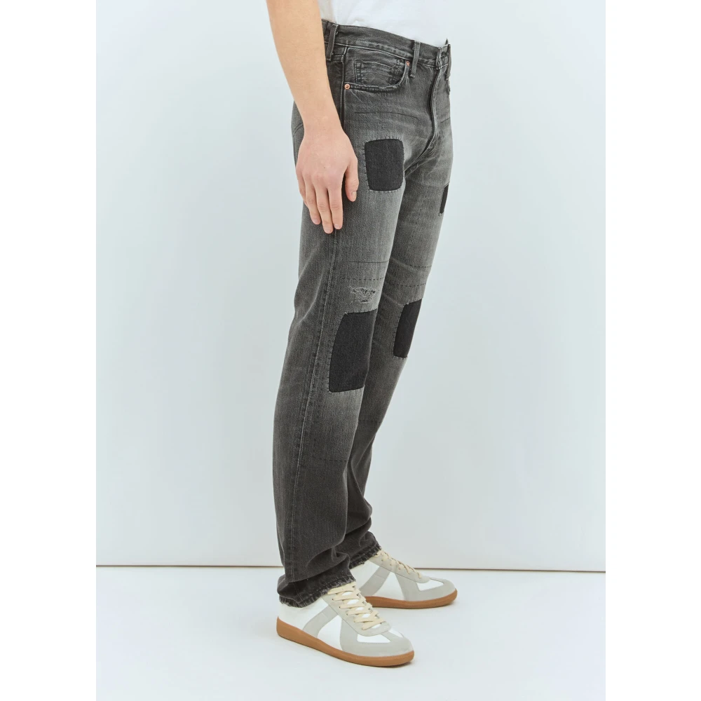 Levi's 505 Patchwork Jeans Black Heren