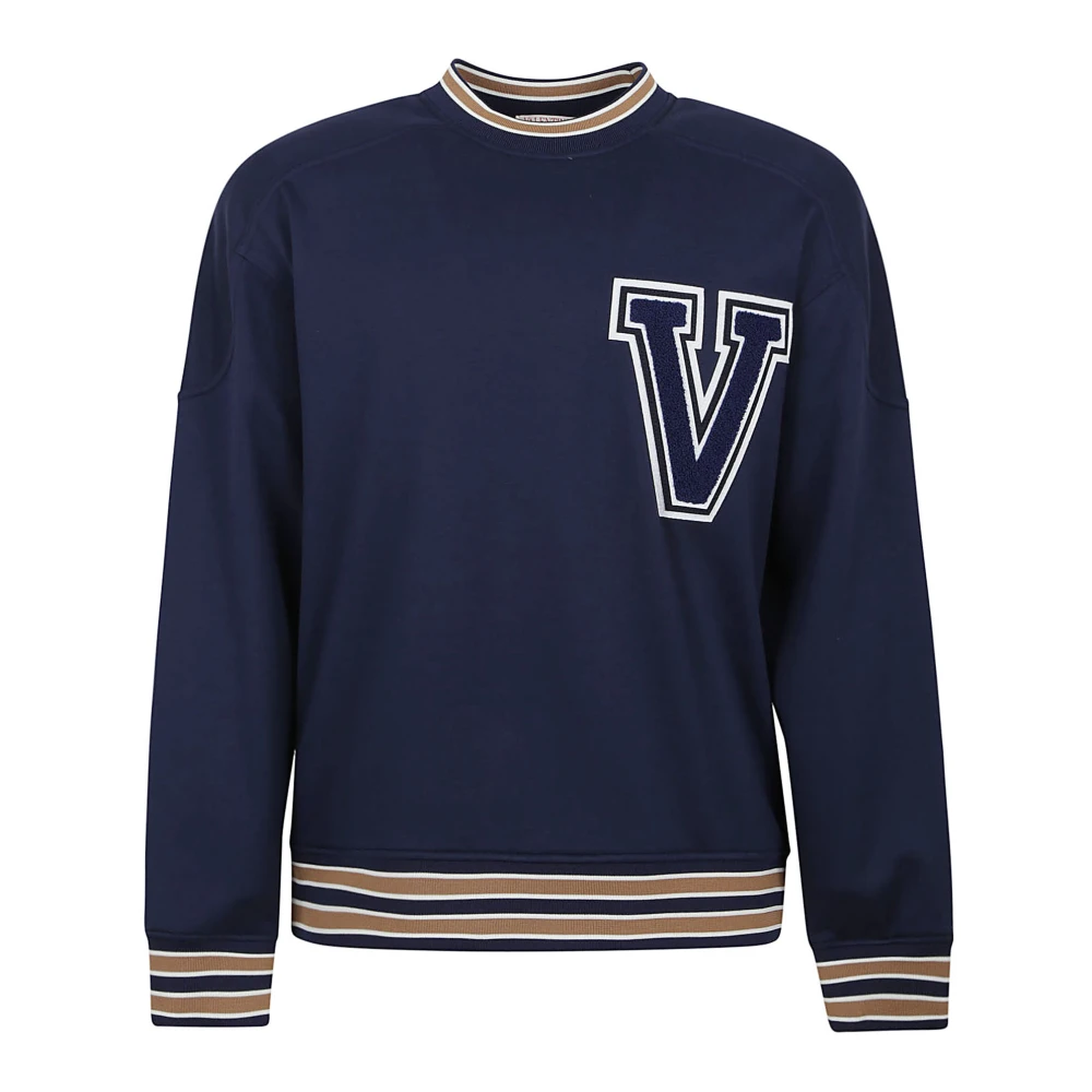 Valentino Garavani Rockstud Untitled Sweatshirt Blue Heren