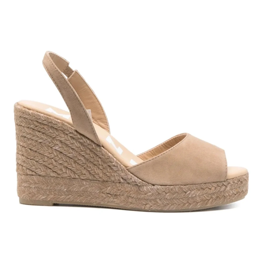 Manebí Women's Beige Wedges, 6 Uk, Hamptons Espadrilles