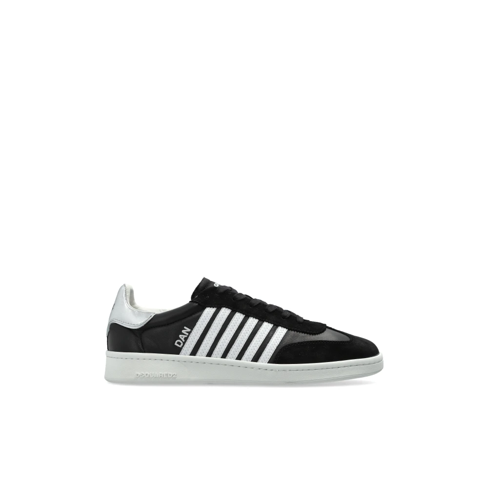 Dsquared2 Boxer Sneakers Heren Schoenen Zwart