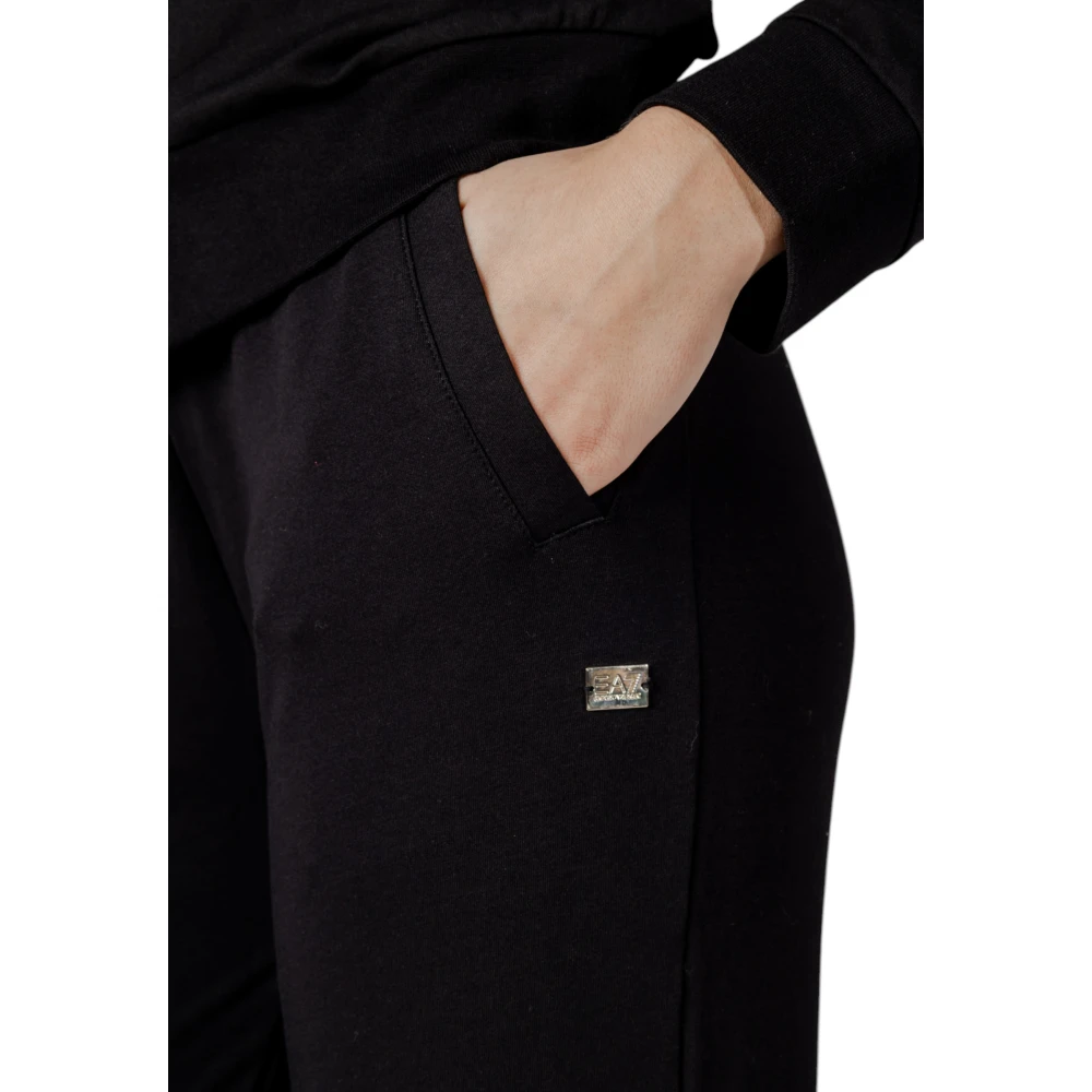 Emporio Armani EA7 Dames Katoenen Pak Collectie Black Dames