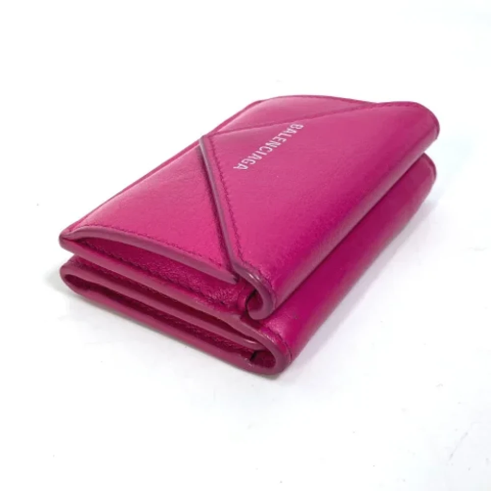 Balenciaga Vintage Pre-owned Leather wallets Pink Dames
