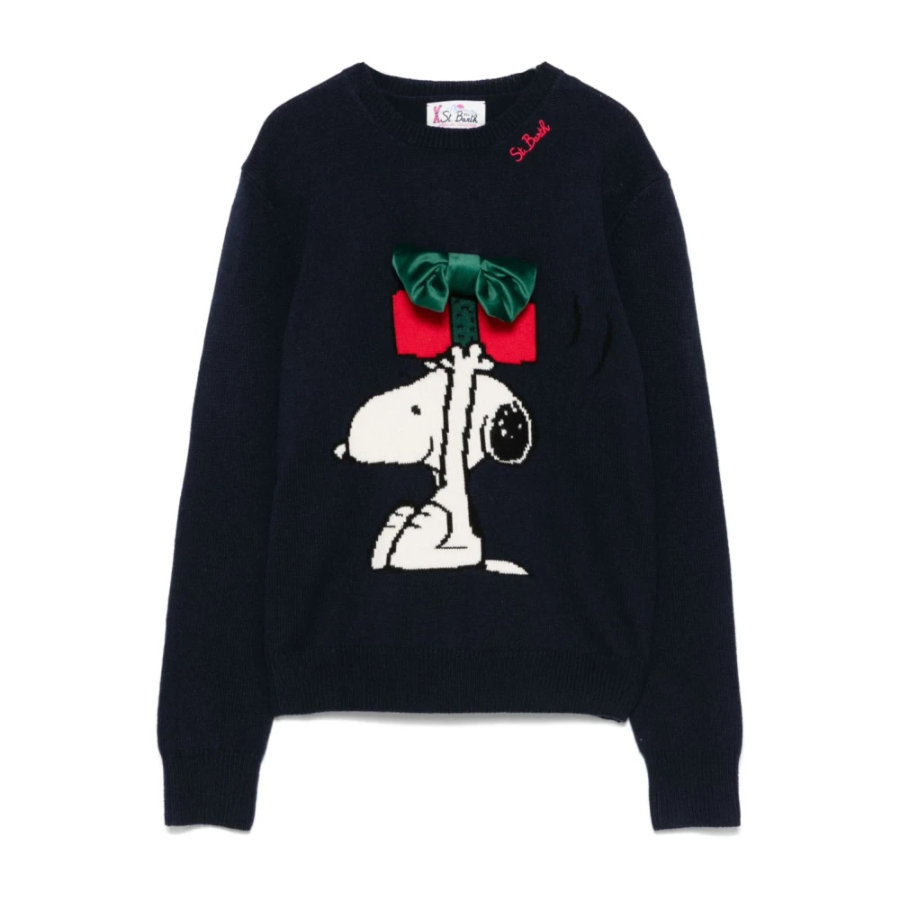 MC2 Saint Barth Blauwe Sweaters voor Mannen Blue Dames