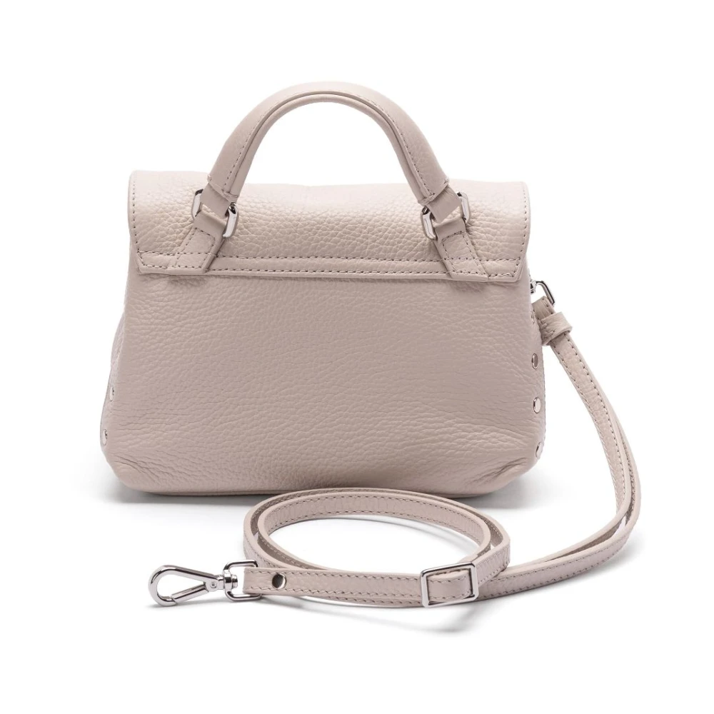 Zanellato Stijlvolle witte tas met twist-lock Pink Dames