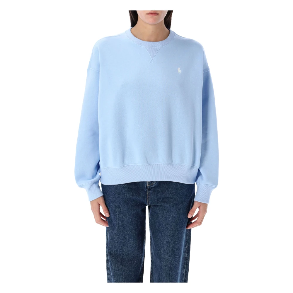 Ralph Lauren Dameskleding Gebreid Lichtblauw Aw24 Blue Dames