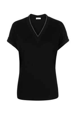 haut-sans-manches-noir-avec-col-en-v