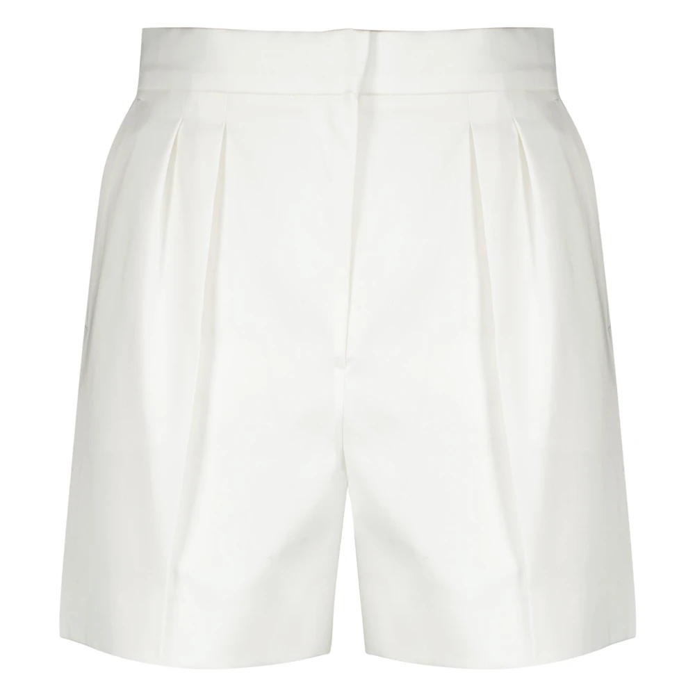 Max Mara Women's White Short Shorts - Casual Shorts - 2XS - Shorts