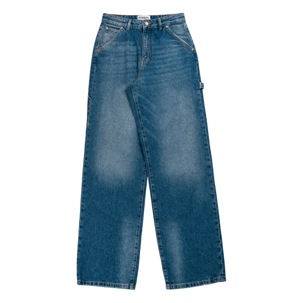 Essentiel Antwerp Werkkleding Jeans met Polyester-Katoen Voering Blue Dames
