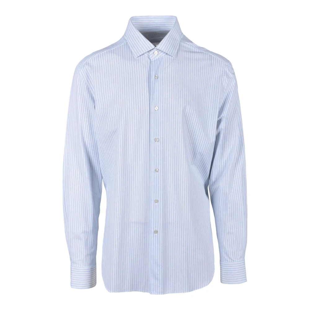 Xacus Elegante Shirt in Stretchstof Blue Heren
