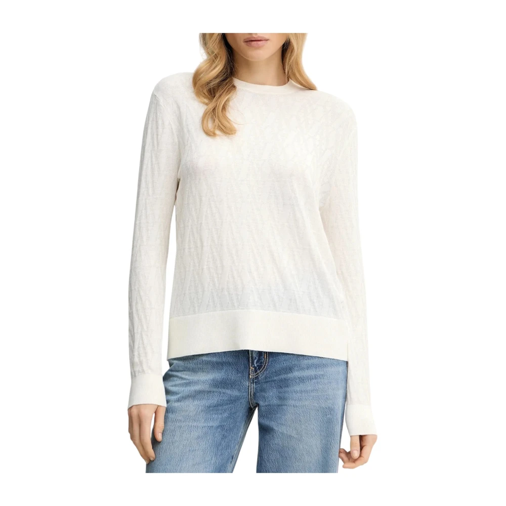 Armani Exchange Damen Weiß Strickwaren, Xlgröße: