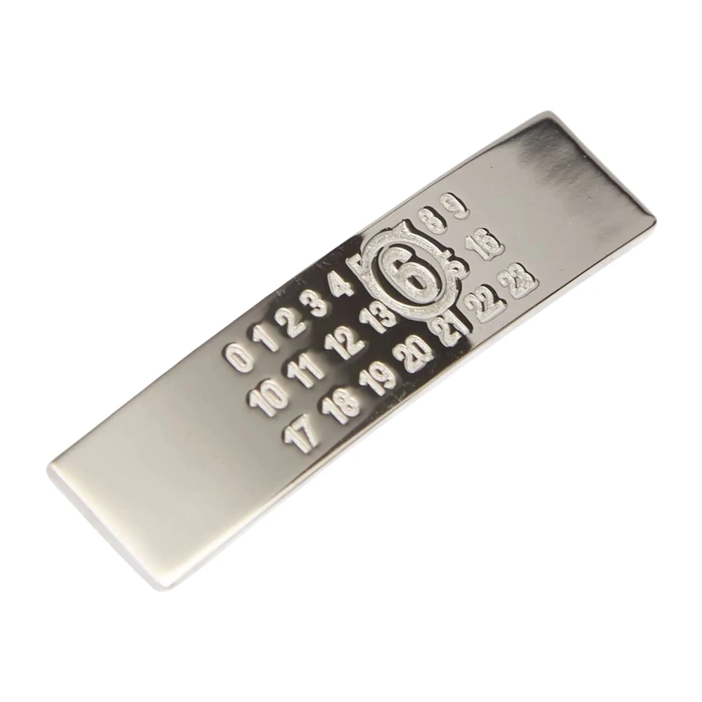 Mm6 Maison Margiela Women's Gray Numeric Hair Clip