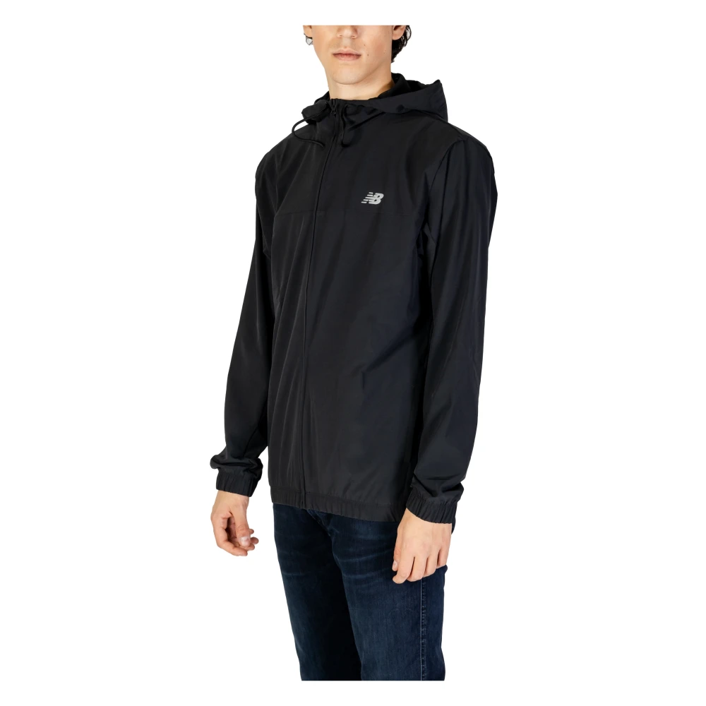New Balance Mannen Herfst Winter Jassen Collectie Black Heren