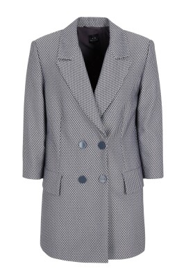 checkered-damen-blazer-racing-style