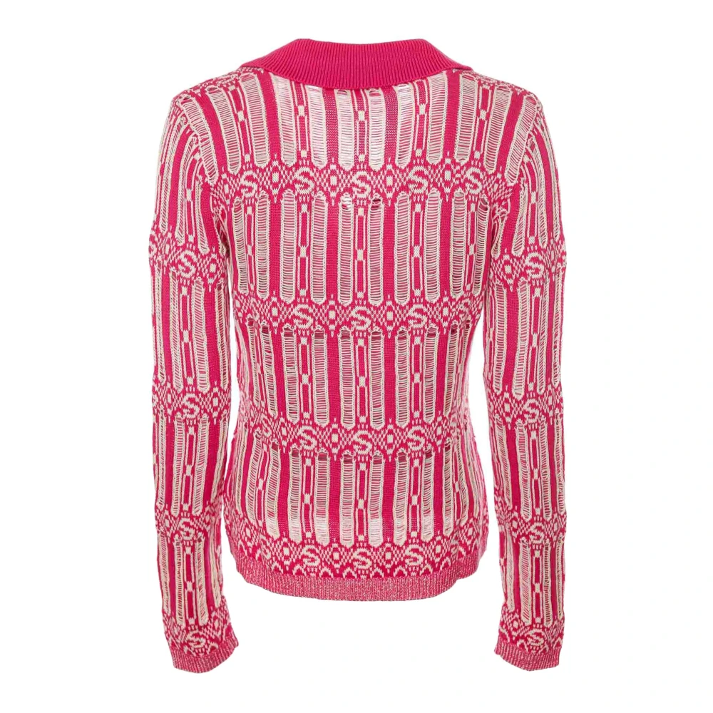 Stine Goya Gebreide shirt met open kraag Multicolor Dames
