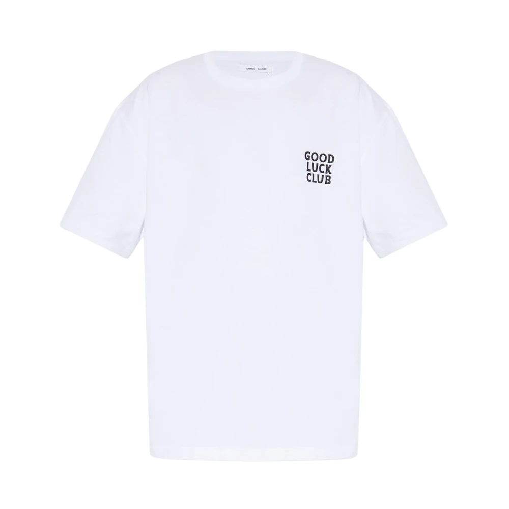 Samsøe Gelukkig T-shirt White Heren