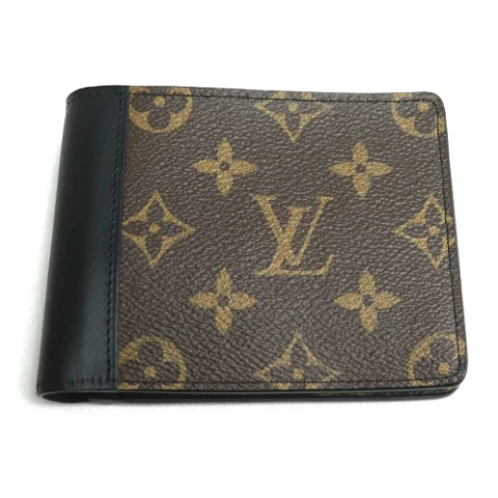 Louis Vuitton Vintage Pre-owned Fabric wallets Brown Heren