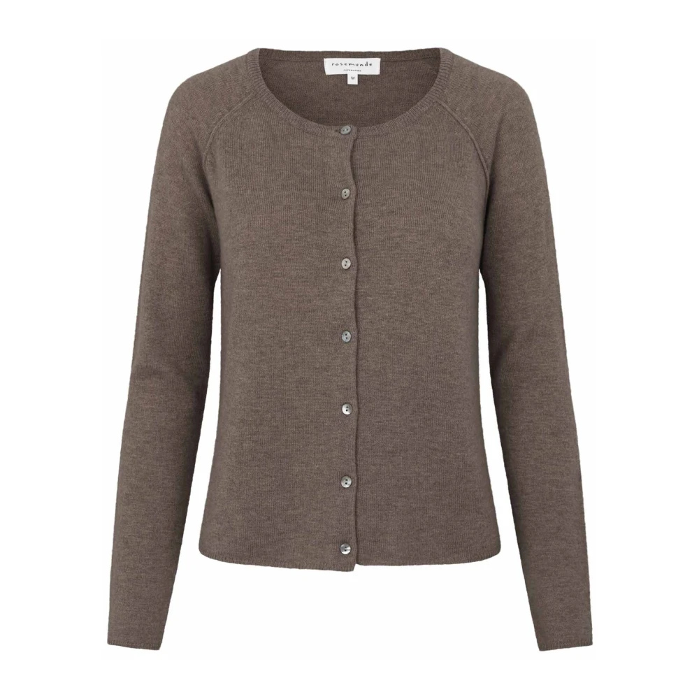 Rosemunde Zachte Wol Vest Falcon Stijl Brown Dames