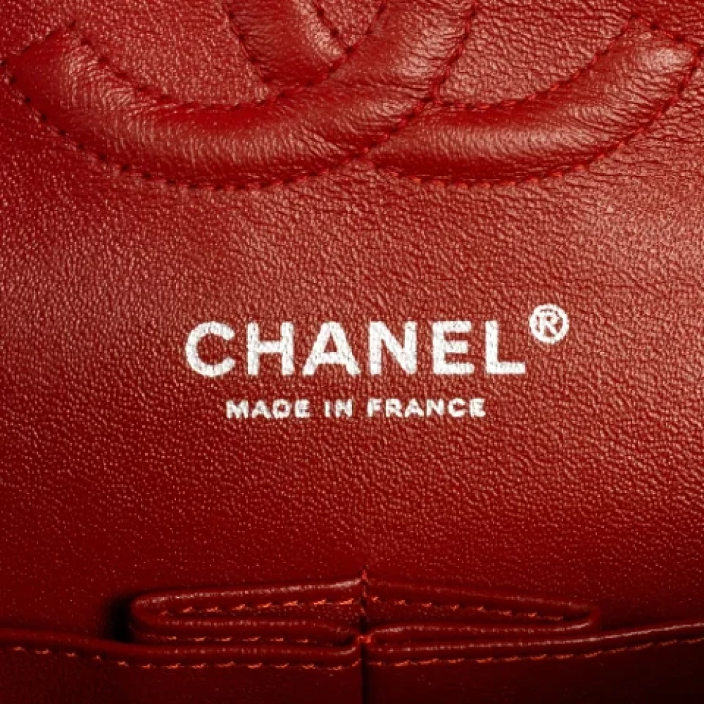 Chanel Vintage Pre-owned Leather chanel-bags Orange Dames